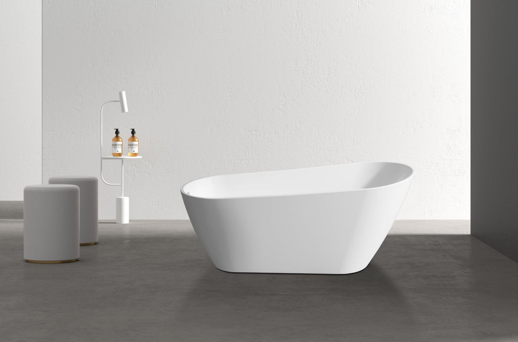 Layla Slipper 59 Inch Freestanding Tub - Bathroom Vanities Outlet