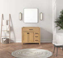 Load image into Gallery viewer, London 35.5 Inch- Single Bathroom Vanity in Desert Oak - Bathroom Vanities Outlet