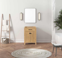 Load image into Gallery viewer, London 24 Inch- Single Bathroom Vanity in Desert Oak - Bathroom Vanities Outlet