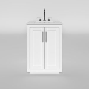 Nearmé Miami 23.5 Inch Bathroom Vanity in White- Cabinet Only - Bathroom Vanities Outlet
