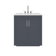 Load image into Gallery viewer, Nearmé Miami 29.5 Inch Bathroom Vanity in Grey- Cabinet Only - Bathroom Vanities Outlet