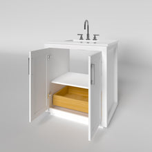 Load image into Gallery viewer, Nearmé Miami 29.5 Inch Bathroom Vanity in White- Cabinet Only - Bathroom Vanities Outlet