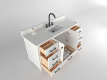 Load image into Gallery viewer, Windsor 59.5 Single in All Wood Vanity in Bright White - Cabinet Only - Bathroom Vanities Outlet