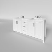 Load image into Gallery viewer, Kennesaw 71.5 inch Double Bathroom Vanity in White- Cabinet Only - Bathroom Vanities Outlet
