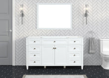 Load image into Gallery viewer, Kensington 59.5 Single in All Wood Vanity in Bright White - Cabinet Only - Bathroom Vanities Outlet