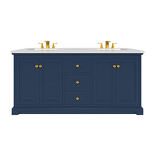 Load image into Gallery viewer, Marietta 71.5 inch Double Bathroom Vanity in Blue- Cabinet Only - Bathroom Vanities Outlet