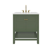 Load image into Gallery viewer, Nearmé Dallas 29.5 Inch Bathroom Vanity in Sage- Cabinet Only - Bathroom Vanities Outlet