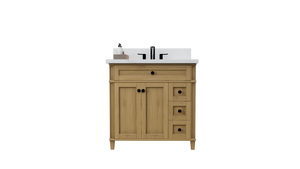 Kensington 36 Bath Vanity Solid Wood Oak Renovate for Less Atlanta Roswell Marietta Norcross