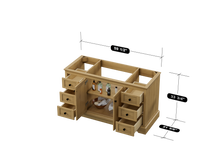 Load image into Gallery viewer, Marietta 59.5 inch Single Bathroom Vanity in Desert Oak - Cabinet Only