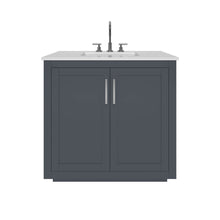 Load image into Gallery viewer, Nearmé Miami 35.5 Inch Bathroom Vanity in Grey- Cabinet Only - Bathroom Vanities Outlet