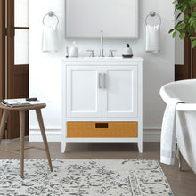 Load image into Gallery viewer, Nearmé New York 29.5 Inch Bathroom Vanity in White- Cabinet Only - Bathroom Vanities Outlet