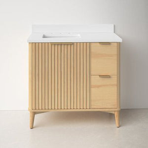 The Gabi 36 Inch Rustic Ash Vanity