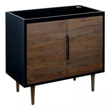 Load image into Gallery viewer, 36&quot; Bivins Java/Black Vanity Base -All Wood-
