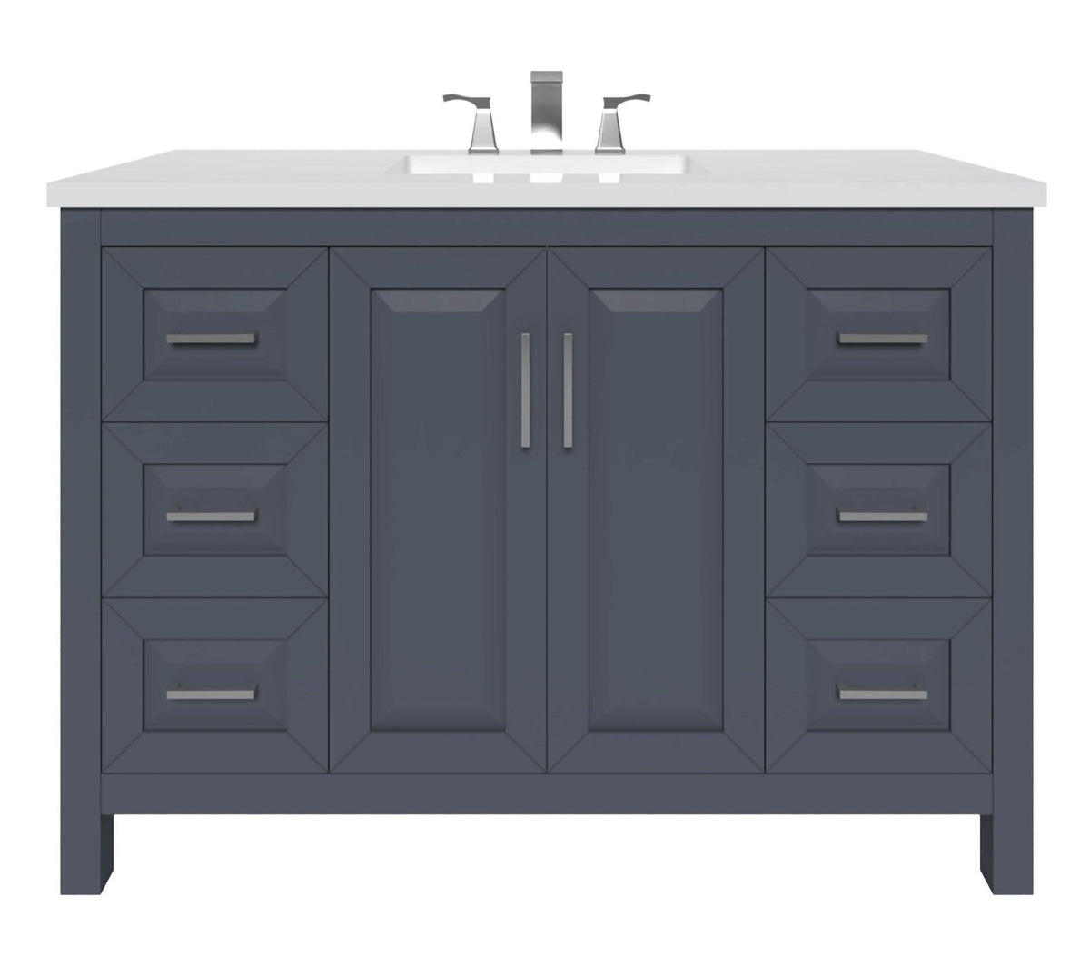 Kennesaw 47.5 inch Bathroom Vanity in Charcoal Only