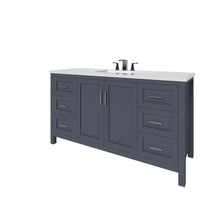 Load image into Gallery viewer, Kennesaw 59.5 inch Single Bathroom Vanity in Charcoal- Cabinet Only - Bathroom Vanities Outlet