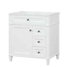 Load image into Gallery viewer, Kensington 29.5 Right Drawers in All Wood Vanity in Bright White - Cabinet Only - Bathroom Vanities Outlet