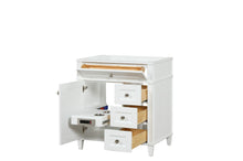 Load image into Gallery viewer, Kensington 29.5 Right Drawers in All Wood Vanity in Bright White - Cabinet Only - Bathroom Vanities Outlet