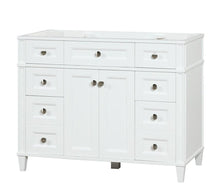 Load image into Gallery viewer, Kensington 41.5 in All Wood Vanity in Bright White - Cabinet Only - Bathroom Vanities Outlet