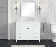 Load image into Gallery viewer, Kensington 41.5 in All Wood Vanity in Bright White - Cabinet Only - Bathroom Vanities Outlet