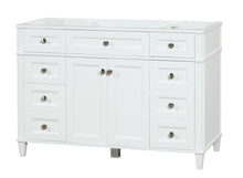 Load image into Gallery viewer, Kensington 47.5 in All Wood Vanity in Bright White - Cabinet Only - Bathroom Vanities Outlet
