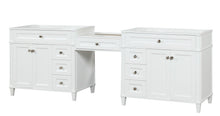 Load image into Gallery viewer, Kensington 96 inch Solid Wood Vanity in White - Cabinet Only Ethan Roth