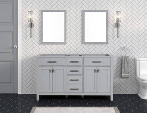 London 71.5 Inch Double Bathroom Vanity in Metal Gray - Bathroom Vanities Outlet