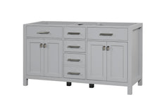 Load image into Gallery viewer, London 71.5 Inch Double Bathroom Vanity in Metal Gray - Bathroom Vanities Outlet