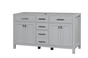 London 71.5 Inch Double Bathroom Vanity in Metal Gray - Bathroom Vanities Outlet