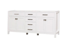 Load image into Gallery viewer, London 71.5 Inch Double Bathroom Vanity in Bright White - Bathroom Vanities Outlet