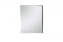 Load image into Gallery viewer, Metal frame rectangle mirror 30 inch in Black - Bathroom Vanities Outlet