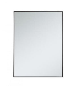 MR43040BK Metal Frame Rectangle Mirror 30" In - Bathroom Vanities Outlet