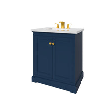 Load image into Gallery viewer, Marietta 29.5 inch Bathroom Vanity in Blue- Cabinet Only - Bathroom Vanities Outlet