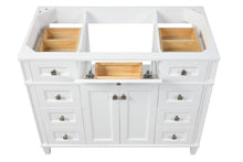 Load image into Gallery viewer, Kensington 47.5 in All Wood Vanity in Bright White - Cabinet Only - Bathroom Vanities Outlet