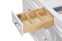 Load image into Gallery viewer, Kensington 71.5 in All Wood Vanity in White - Cabinet Only - Bathroom Vanities Outlet
