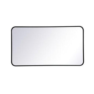 Elegant Decor 22x40 inch Black Mirror - MR802240BK - Bathroom Vanities Outlet