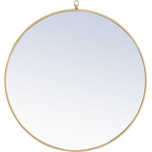 Elegant Decor 32 inch Round Brass Mirror - MR4058BR Elegant Decor