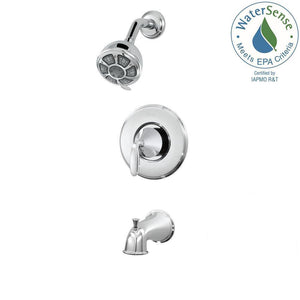Pasadena Single-Handle 3-Spray Tub /Shower Faucet in Chrome (Valve Included)